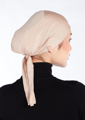 Back Tie Hijab Cap