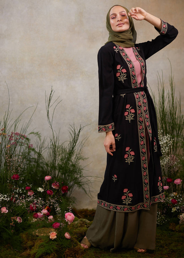 Damask Rose Kimono | Kimonos | Aab Modest Wear