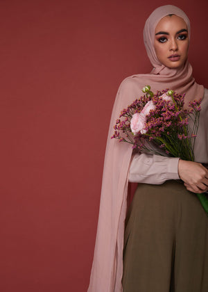 Full Flare Trousers in Khaki by Aab
