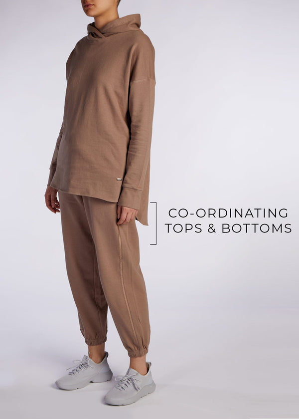 Cotton Track Pants Khaki