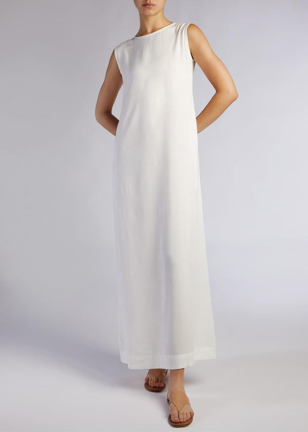 Full Slip Dress White | Aab Modest Wear
