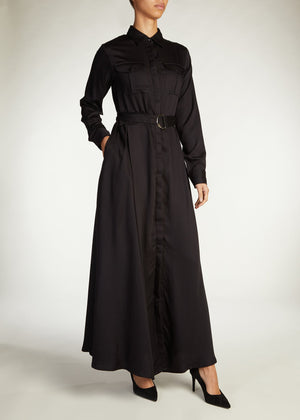 Cargo Abaya Black | Abayas | Aab Modest Wear