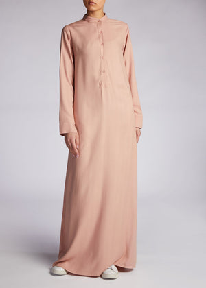 A Line Abaya Pink | Abayas | Aab Modest Wear