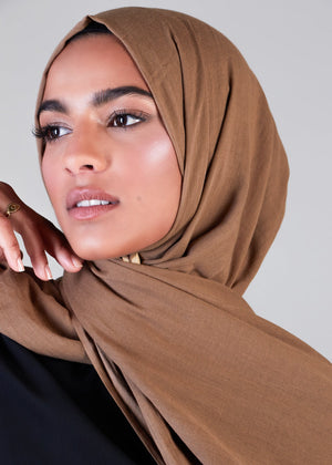 Coffee Modal Hijab | Modal Hijabs | Aab Modest Wear