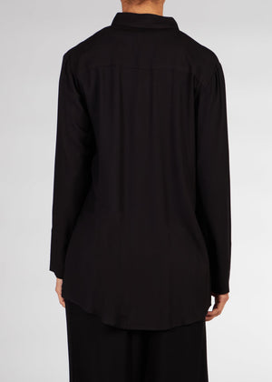 Midi Shirt Black | Midi & Tops | Aab Modest Wear