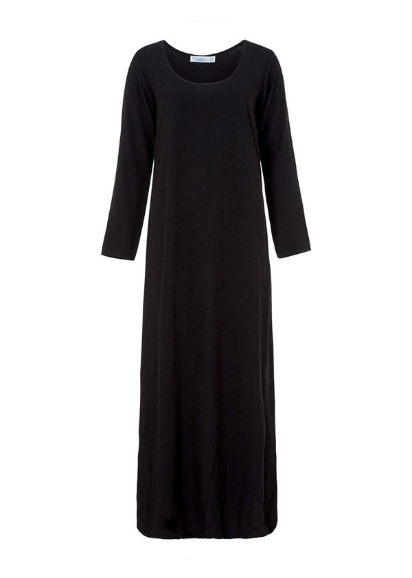 Long Sleeve Slip - Black