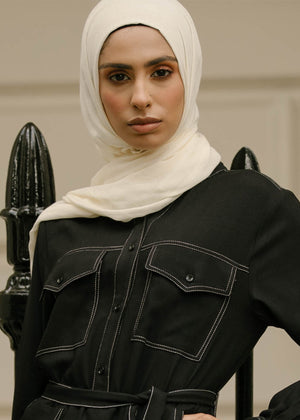 Off White Ecovero Hijab | Ecovero Hijabs | Aab Modest Wear